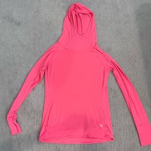 Hot Pink Gap Fit Breathe Hoodie Top women M